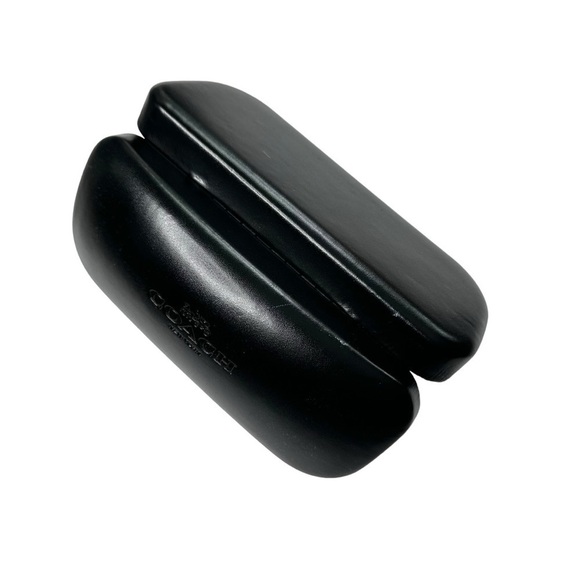 COACH Black Hard Shell Sunglasses Case with NEW Microfiber Lens Cloth - Picture 9 of 11